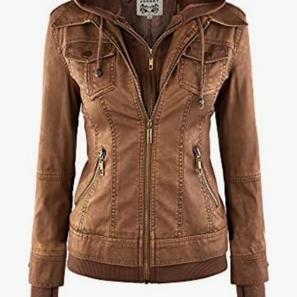 COPY - Brown pleather jacket